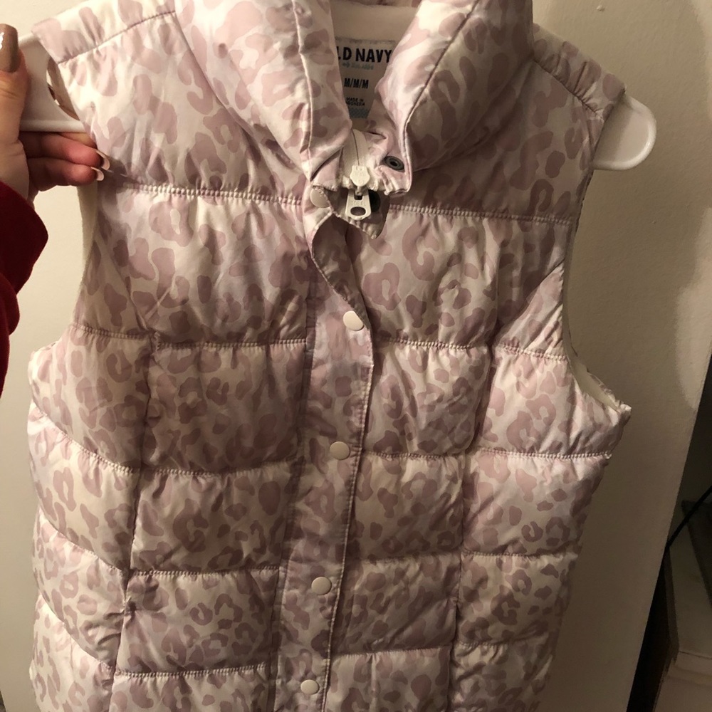 Cheetah Puffer Vest